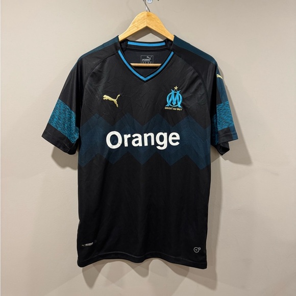 2018 2019 Olympique Marseille France Puma Away Third Football Soccer Jersey - Picture 1 of 7